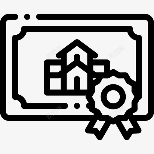 房产证161直系图标svg_新图网 https://ixintu.com 房产证 直系