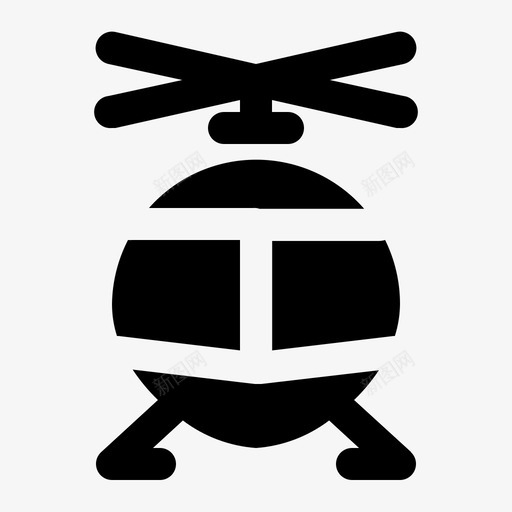 直升机运输旅行图标svg_新图网 https://ixintu.com 旅行 直升机 车辆 运输