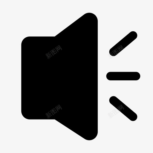 通知 消息 提醒 公告 注意 面性svg_新图网 https://ixintu.com 通知 消息 提醒 公告 注意 面性