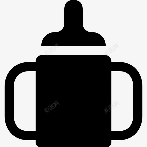 奶瓶奶水奶嘴图标svg_新图网 https://ixintu.com 奶嘴 奶水 奶瓶