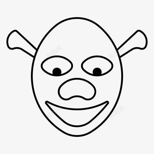 食人魔野兽幻想图标svg_新图网 https://ixintu.com 万圣节 巨人 幻想 怪物 野兽 食人