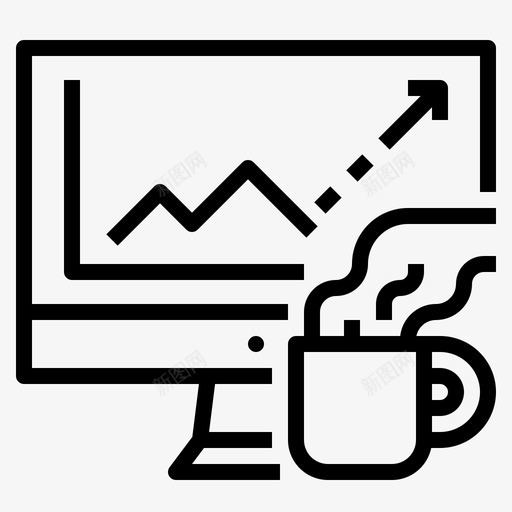 咖啡咖啡店126轮廓图标svg_新图网 https://ixintu.com 咖啡 咖啡店126 轮廓