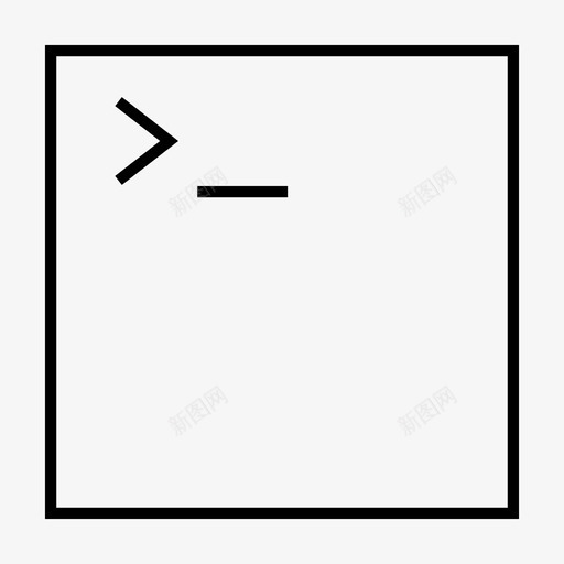 终端应用程序代码图标svg_新图网 https://ixintu.com 代码 代码终端 办公室 应用程序 开发人员 技术人员 终端