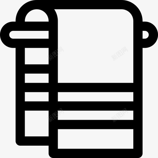 毛巾夏季销售14条直纹图标svg_新图网 https://ixintu.com 夏季销售14条 毛巾 直纹
