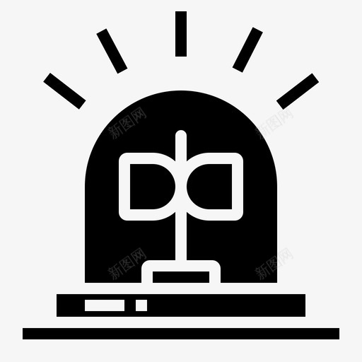 紧急情况警报灯光图标svg_新图网 https://ixintu.com 医疗 情况 灯光 紧急 警报