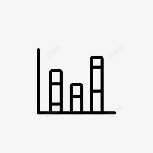 堆积条形图财务图表图标svg_新图网 https://ixintu.com 图表 堆积条形图 市场 股票 财务