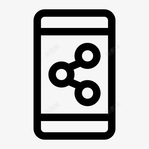 共享连接移动图标svg_新图网 https://ixintu.com 促销pixelprefect 共享 电话 移动 网络 连接