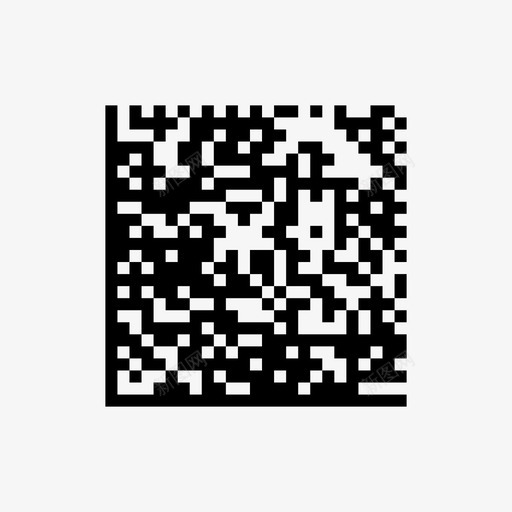 二维码条形码数据图标svg_新图网 https://ixintu.com 二维 扫描 数据 条形码 矩阵 第四