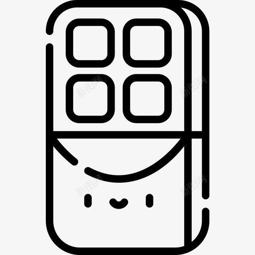 巧克力外卖28直线型图标svg_新图网 https://ixintu.com 外卖28 巧克力 直线型