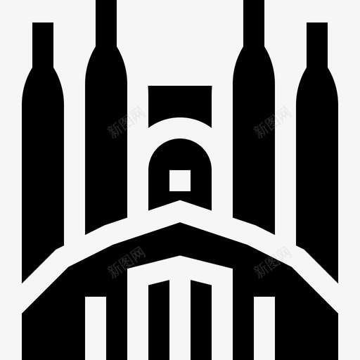 SagradaFamilia西班牙10填充图标svg_新图网 https://ixintu.com Familia Sagrada 填充 西班牙