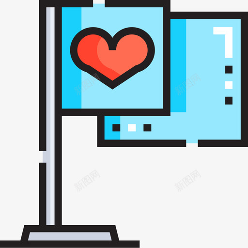 旗子游戏66线颜色图标svg_新图网 https://ixintu.com 旗子 游戏 颜色