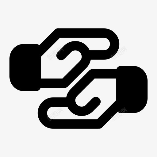 手关心慈善图标svg_新图网 https://ixintu.com 关心 慈善 手 拯救 爱