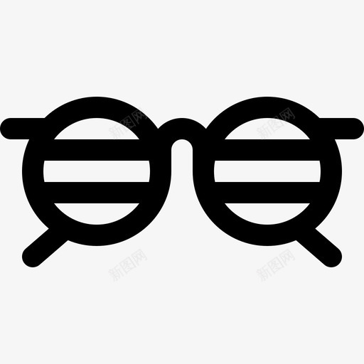 眼镜夜派对36直线型图标svg_新图网 https://ixintu.com 派对 直线 眼镜 线型