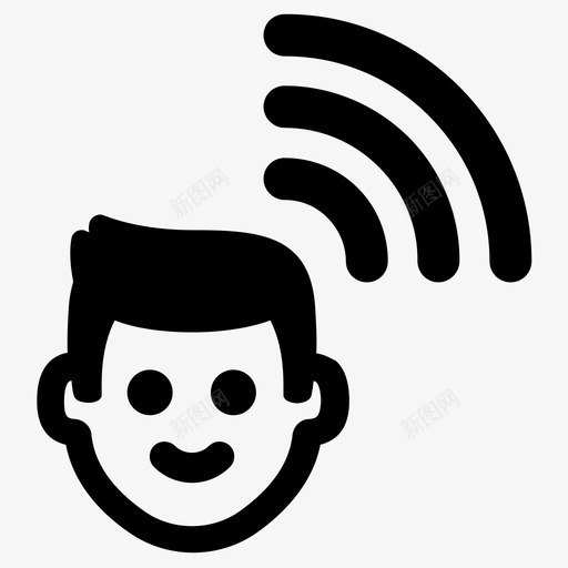 心灵感应预言思想图标svg_新图网 https://ixintu.com 心灵感应 思想 视觉 预言