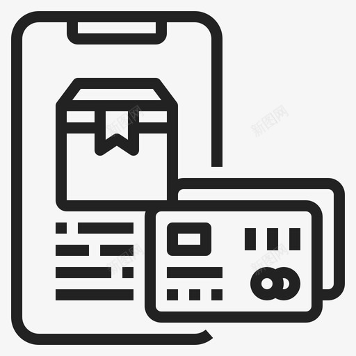信用卡网上购物78直系图标svg_新图网 https://ixintu.com 信用卡 直系 网上购物