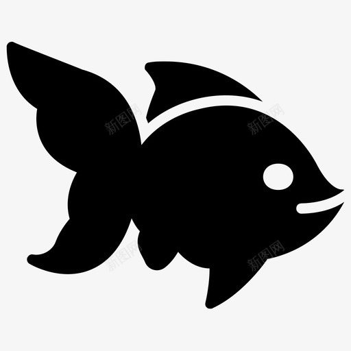 鱼水生动物海洋动物图标svg_新图网 https://ixintu.com 动物 图标 字形 水生 泰国 海洋 海洋生物 海鲜 符号