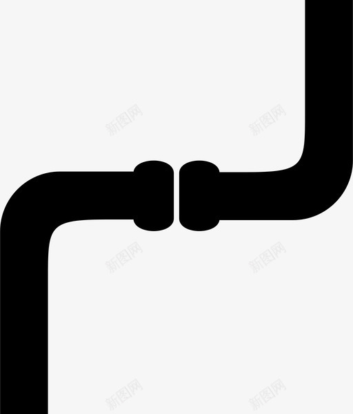 管道水水滴图标svg_新图网 https://ixintu.com 水滴 水管 管道