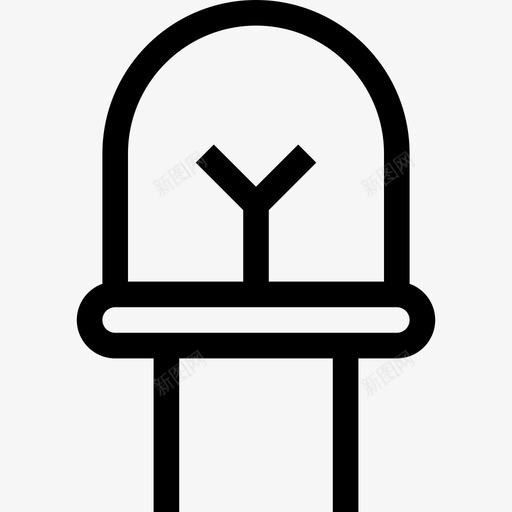 led灯灯泡节能图标svg_新图网 https://ixintu.com led灯 微型 灯泡 节能