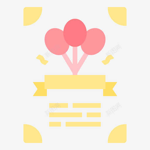 请柬聚会99平铺图标svg_新图网 https://ixintu.com 平铺 聚会 请柬