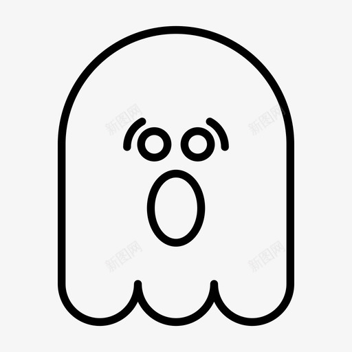 鬼魂嘘声表情符号图标svg_新图网 https://ixintu.com 1行 万圣节 嘘声 幽灵 符号 表情 鬼魂