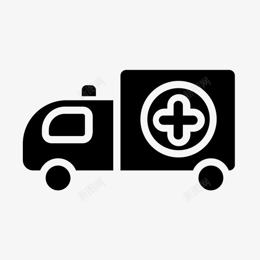健康紧急情况医疗图标svg_新图网 https://ixintu.com 健康 医疗 紧急情况 车辆 运输