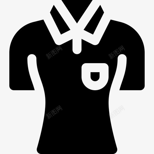 衬衫夏季服装7填充图标svg_新图网 https://ixintu.com 填充 夏季 服装 衬衫