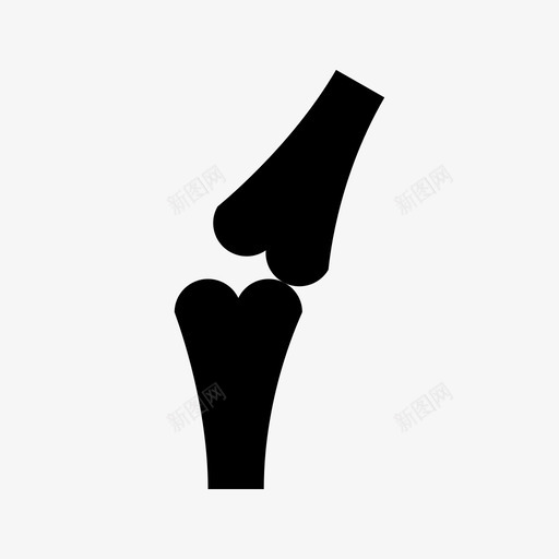 骨骼关节x射线图标svg_新图网 https://ixintu.com 关节 图标 字形 射线 骨骼