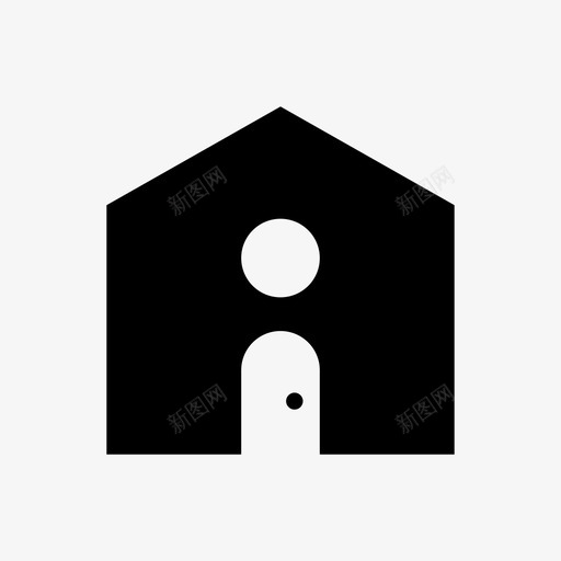 家房子简约图标svg_新图网 https://ixintu.com 坚固 房子 简单 简约