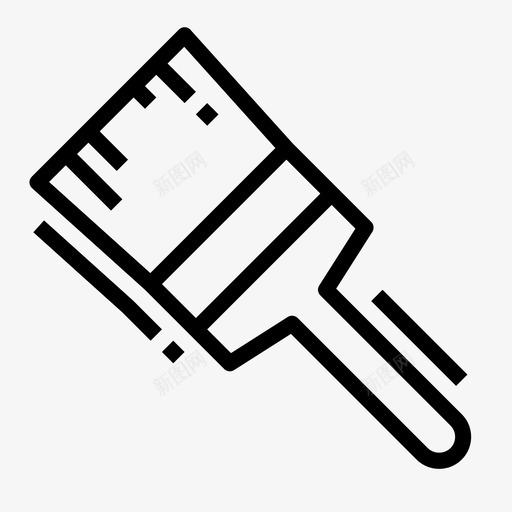 刷结构114线性图标svg_新图网 https://ixintu.com 线性 结构