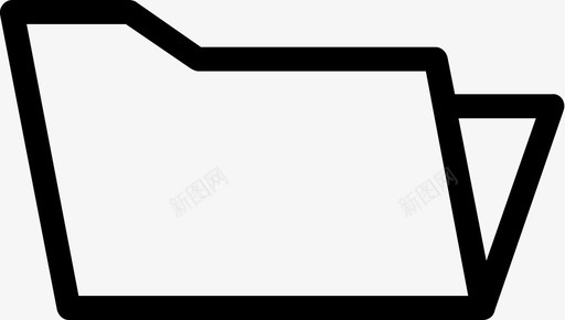 打开文件夹存档文件图标svg_新图网 https://ixintu.com 存档 打开文件夹 文件 文件夹