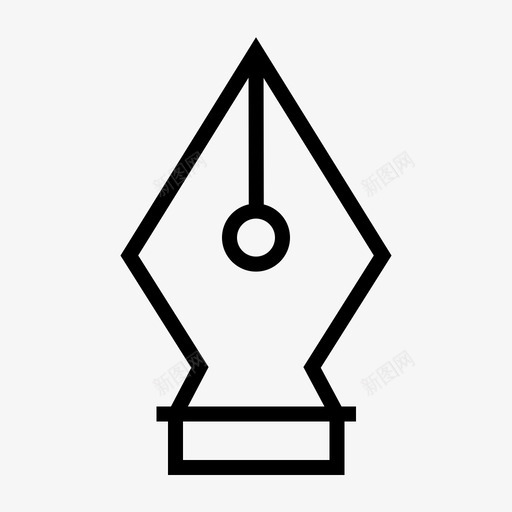 笔插图图标svg_新图网 https://ixintu.com 书写 图标 基本 插图 设计 铅笔
