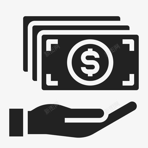 金钱财务36填充图标svg_新图网 https://ixintu.com 填充 财务 金钱