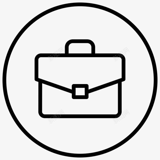 公司公文包工作图标svg_新图网 https://ixintu.com 公司 公文包 工作 帽子 投资 笔划 组合 轮廓