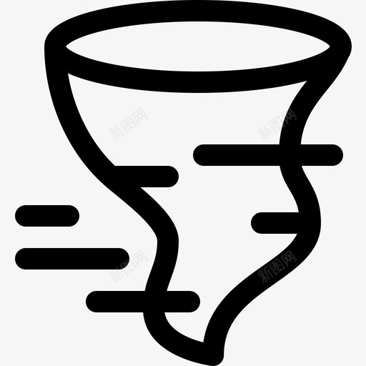 飓风气候变化11线性图标svg_新图网 https://ixintu.com 气候变化11 线性 飓风