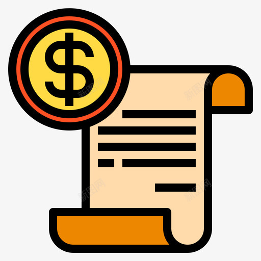 货币银行和金融40线性颜色图标svg_新图网 https://ixintu.com 线性颜色 货币 银行和金融40