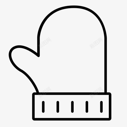 手套副戴图标svg_新图网 https://ixintu.com 冬季 手套