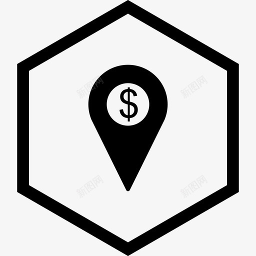 业务位置地图pin图标svg_新图网 https://ixintu.com pin 业务位置 地图