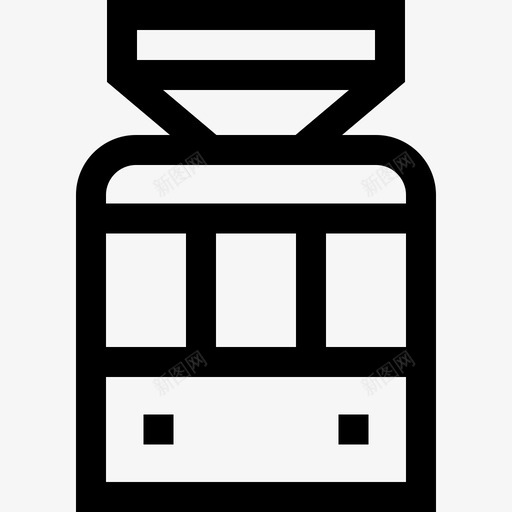 葡萄牙电车轨道10直线图标svg_新图网 https://ixintu.com 电车 直线 葡萄牙 轨道