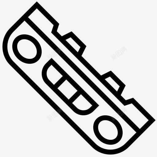 保险杠汽车零件图标svg_新图网 https://ixintu.com 保险杠 汽车 车库线1 车辆 防护装置 零件