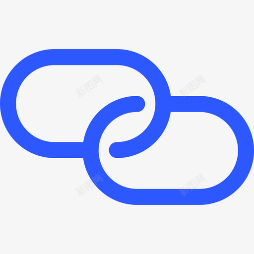 链条seo150蓝色图标svg_新图网 https://ixintu.com seo150 蓝色 链条