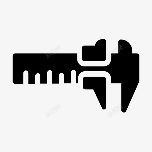 测量构造几何体图标svg_新图网 https://ixintu.com 几何体 工具 工具线图示符 构造 标尺 测量