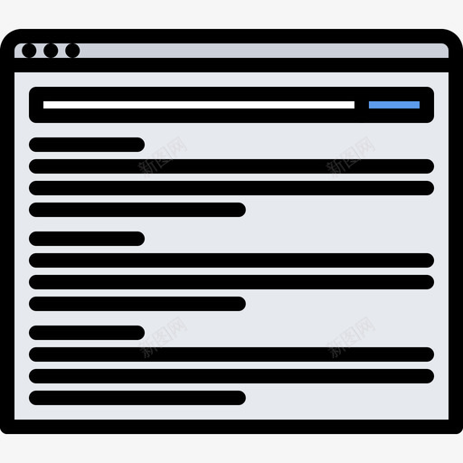 搜索网站6颜色图标svg_新图网 https://ixintu.com 搜索 网站 颜色