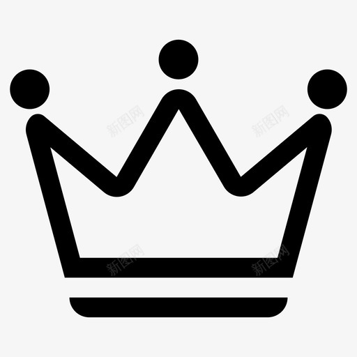皇冠 王冠 会员 身份 等级 认证 线性svg_新图网 https://ixintu.com 皇冠 王冠 会员 身份 等级 认证 线性