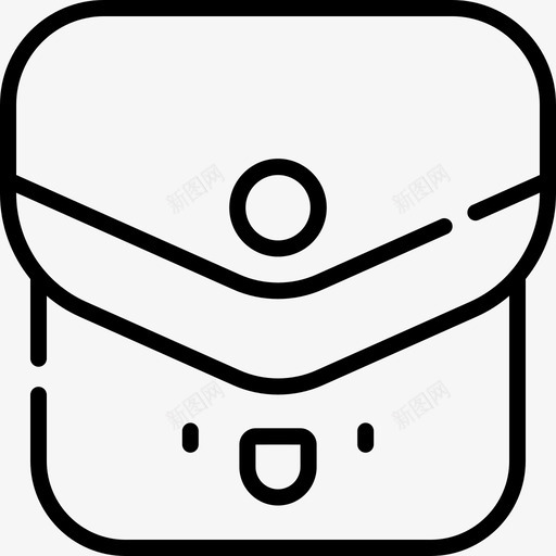 口袋手工制品4线状图标svg_新图网 https://ixintu.com 口袋 手工制品4 线状