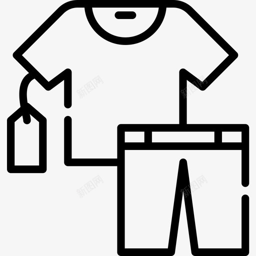 服装商场21直列图标svg_新图网 https://ixintu.com 商场21 服装 直列
