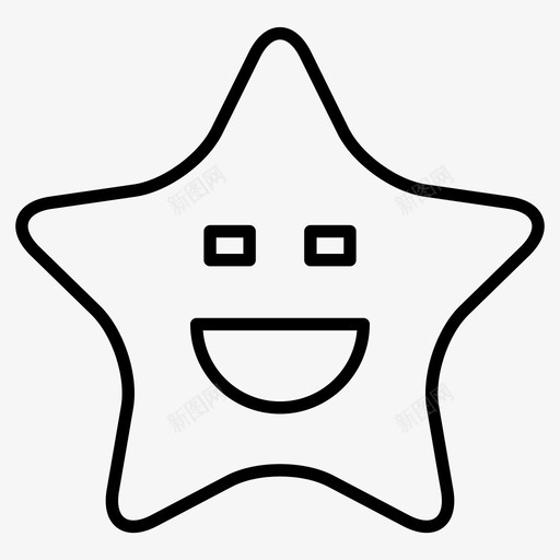 明星表情情绪图标svg_新图网 https://ixintu.com 微笑 情绪 明星 表情