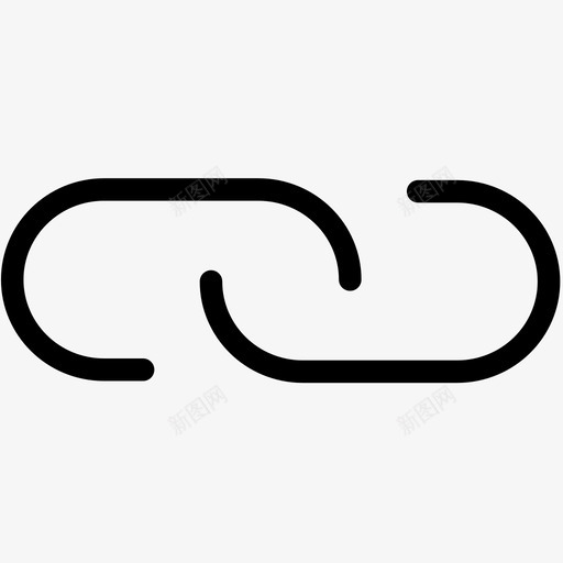 超链接附加链图标svg_新图网 https://ixintu.com 外部 标准站点图标 超链接 链 附加