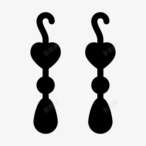 采购产品耳环装饰品耳环图标svg_新图网 https://ixintu.com 产品 宝石 珠宝 耳环 装饰品 采购