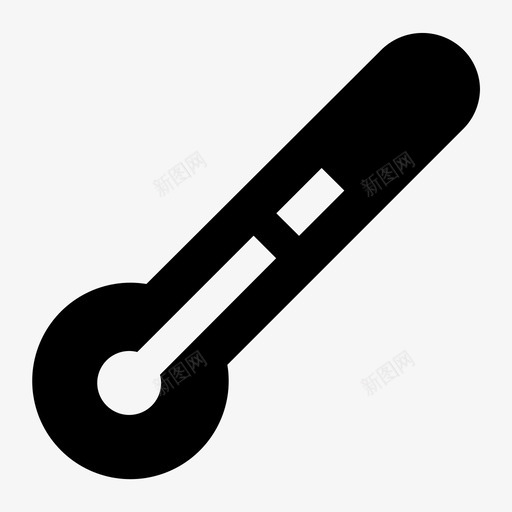 体温计发烧寒战图标svg_新图网 https://ixintu.com 体温 体温计 发烧 固体 寒战 药物
