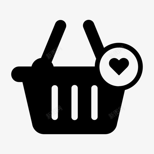 购物车爱购物篮购物图标svg_新图网 https://ixintu.com 购物 购物篮 购物车